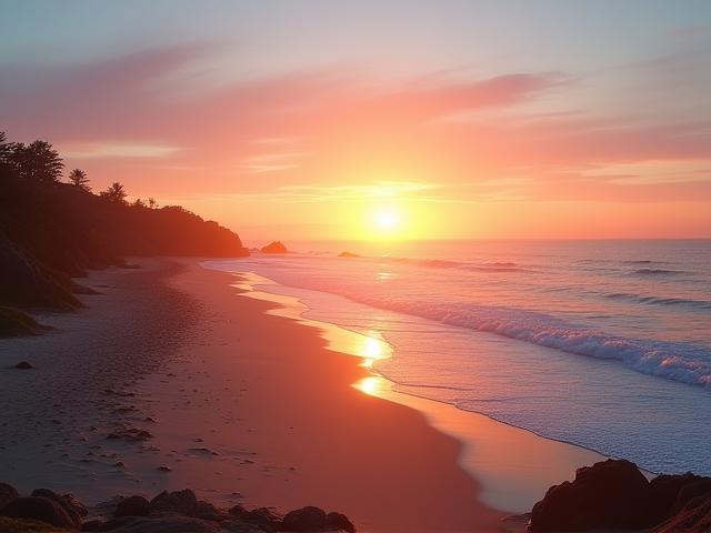 Scenic Sydney coastline at sunrise, inspiring the founding of Coastal Cuisine Catering